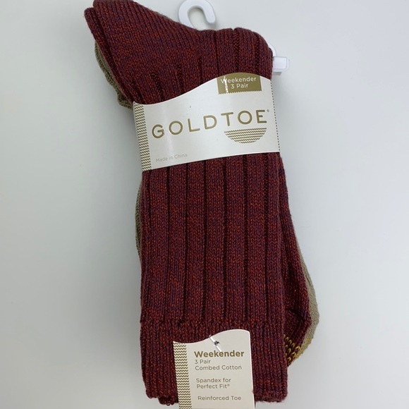 Gold Toe Accessories 33gold Toe 3pair Weekender Socks Fall Poshmark
